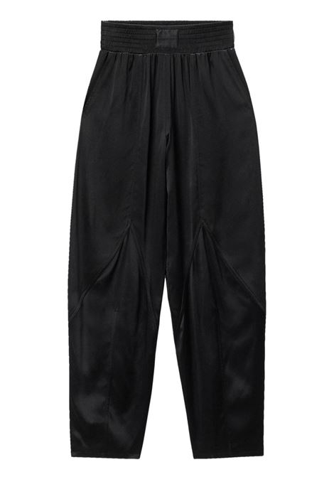 Black satin finish tapered trousers Alexander Wang - women ALEXANDER WANG | Trousers | 1WC3244740001